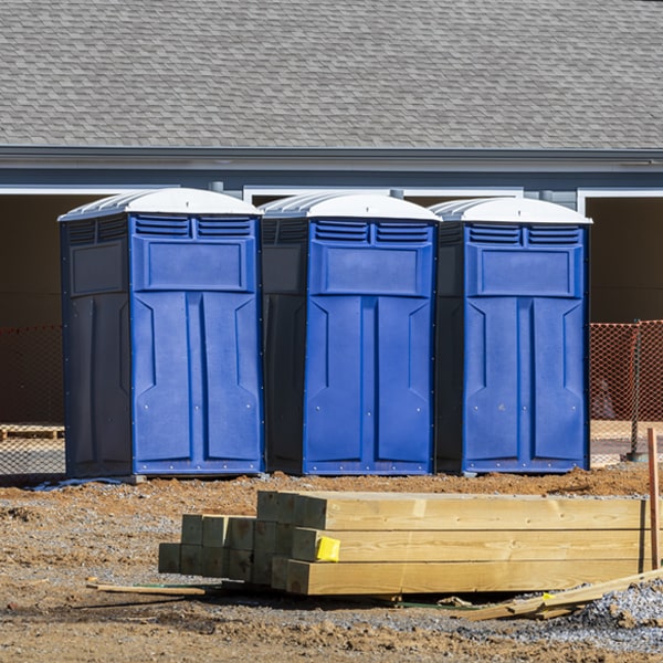 what is the maximum capacity for a single porta potty in Mapleville Maryland